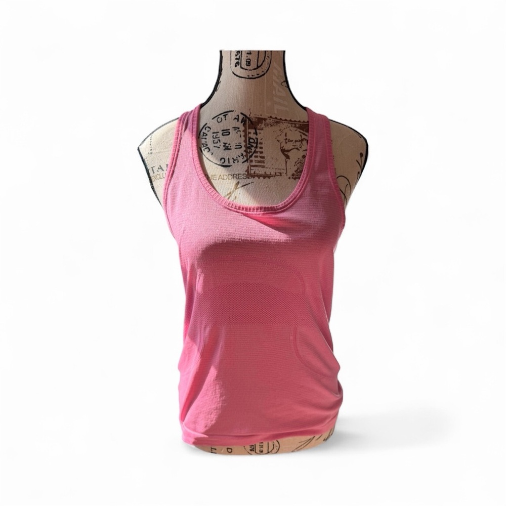 Lululemon Pink Racer Tank Top Size S